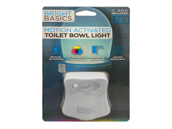 Aduro 2Pk Universal Motion Activated Toilet Bowl Light