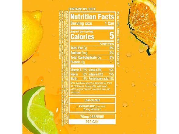 1CT Sparkling Ice Caffeine, Citrus Twist Sparkling