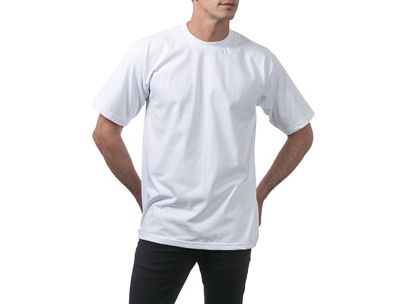 Pro Club Men (4XL) Heavyweight Cotton Crew T-Shirt