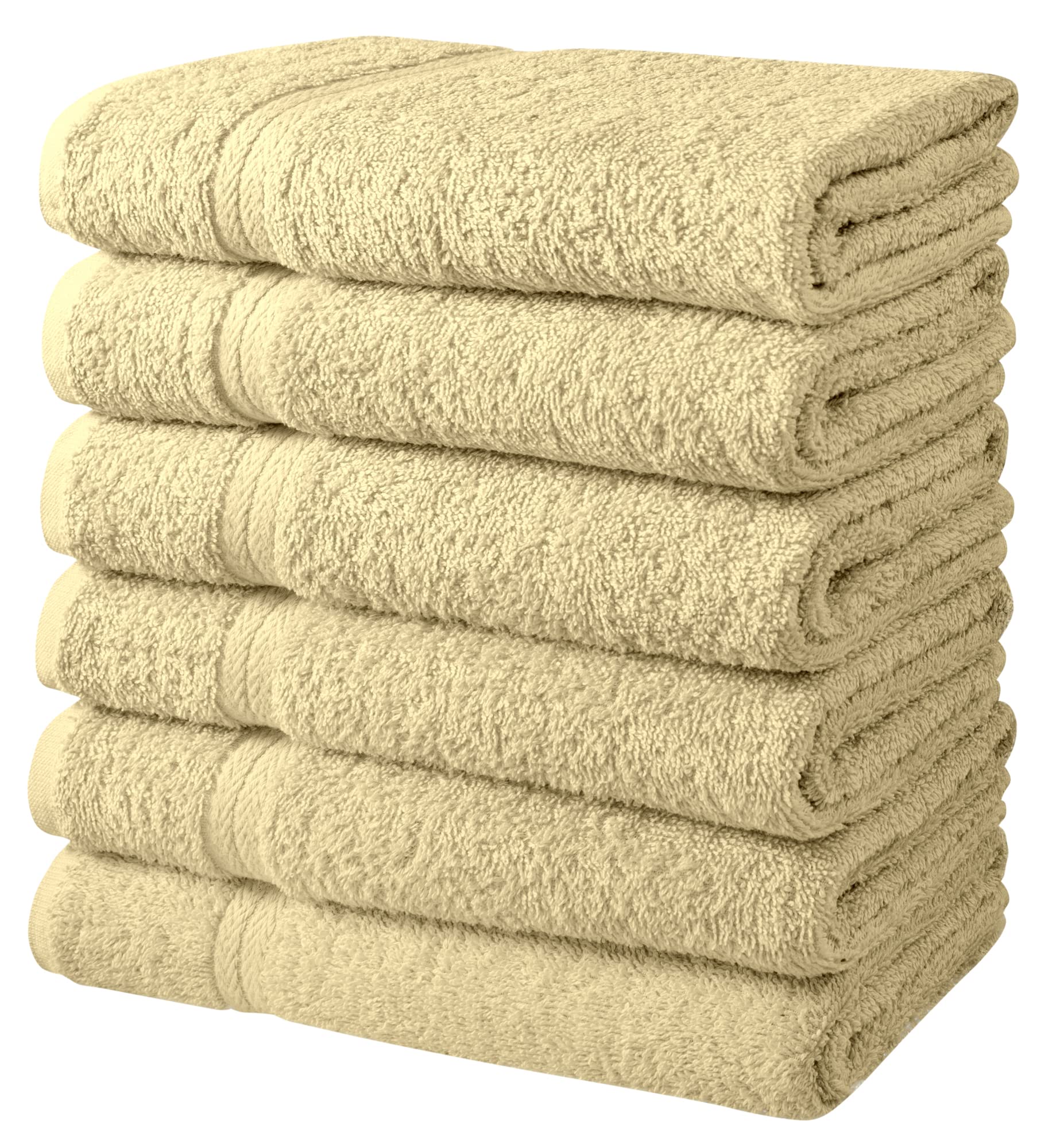 6pk 100% Cotton Bath Towel Set - Gallery 15