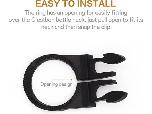 LYU Buckle Portable Water Bottle Ring