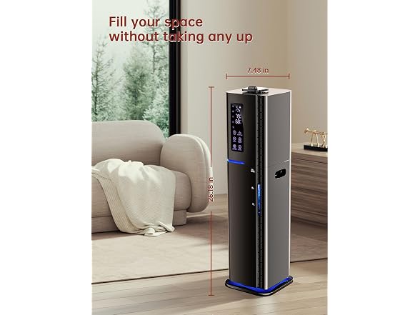 let'me 2.64Gal Warm Cool Mist Humidifier