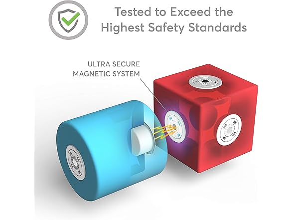 Blockaroo Magnetic Foam Building Blocks - 50-Piece Set