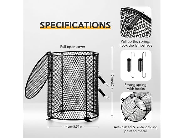 Simple Deluxe Reptile Heater Guard Heat Prot