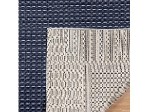 Gertmenian Flatweave Rug 9x13 Klano Navy