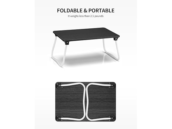 Foldable Lap Desk Laptop Stand Bed Desk