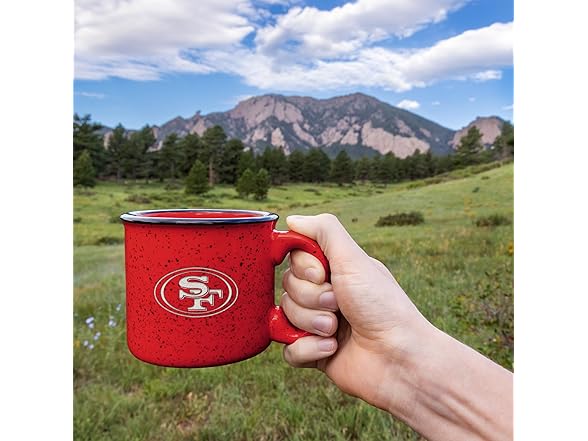 San Francisco 49ers Speckle Mug