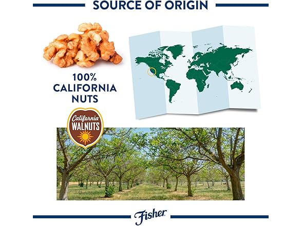 Fisher Chef's Naturals Chopped Walnuts 1lb.