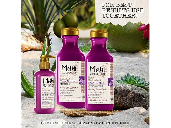 Maui Moisture Frizz-Free + Shea Butter Leave-in Conditioning Mist, 8 fl oz