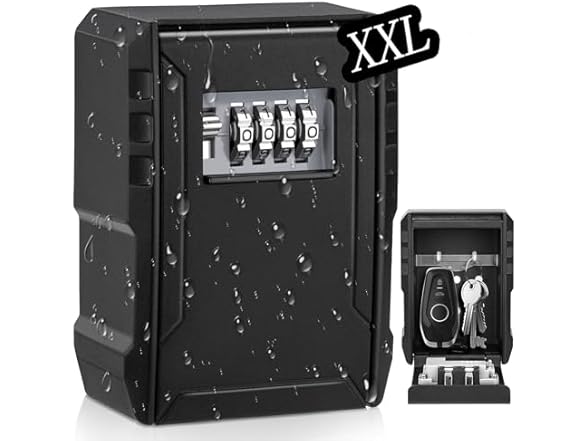 Wall Mount Waterproof Key Lockbox