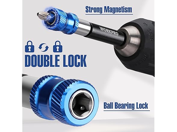 WORKPRO Drill Bit Extension Set