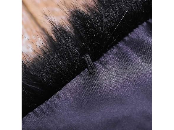 CanB Women's Winter Faux Rabbit Fur