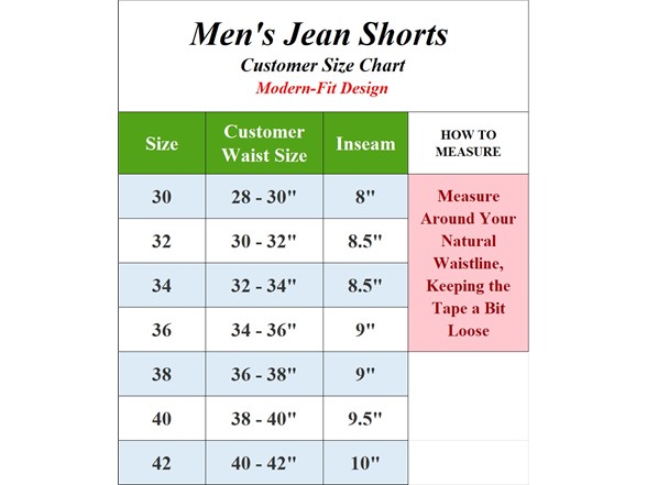 3Pk Mens Jean Shorts