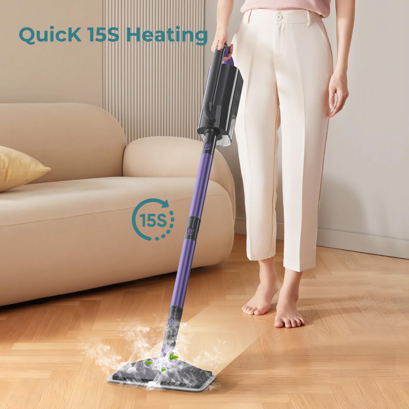 Gatlei 400mL Tank Steam Mop Cleaner - Gallery 10