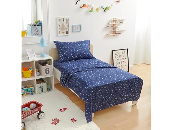 Amazon Basics Kid's Microfiber 3Pc Sheet Set