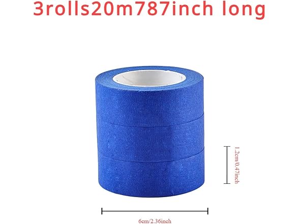 ZVHZQEMMT CON-93 3 Roll/Set Paint Tape