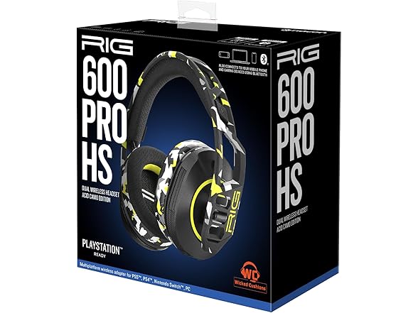 RIG 600 PRO HS Dual Wireless Multiplatform Gaming Headset