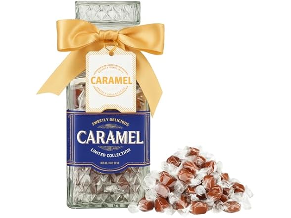 Scotch Whiskey Caramels & Glass Decanter