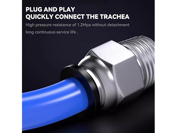 NANLACH Push Connect Fittings 1/2" 10pk