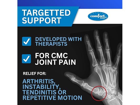 Comfort Cool CMC Thumb Brace Black Medium