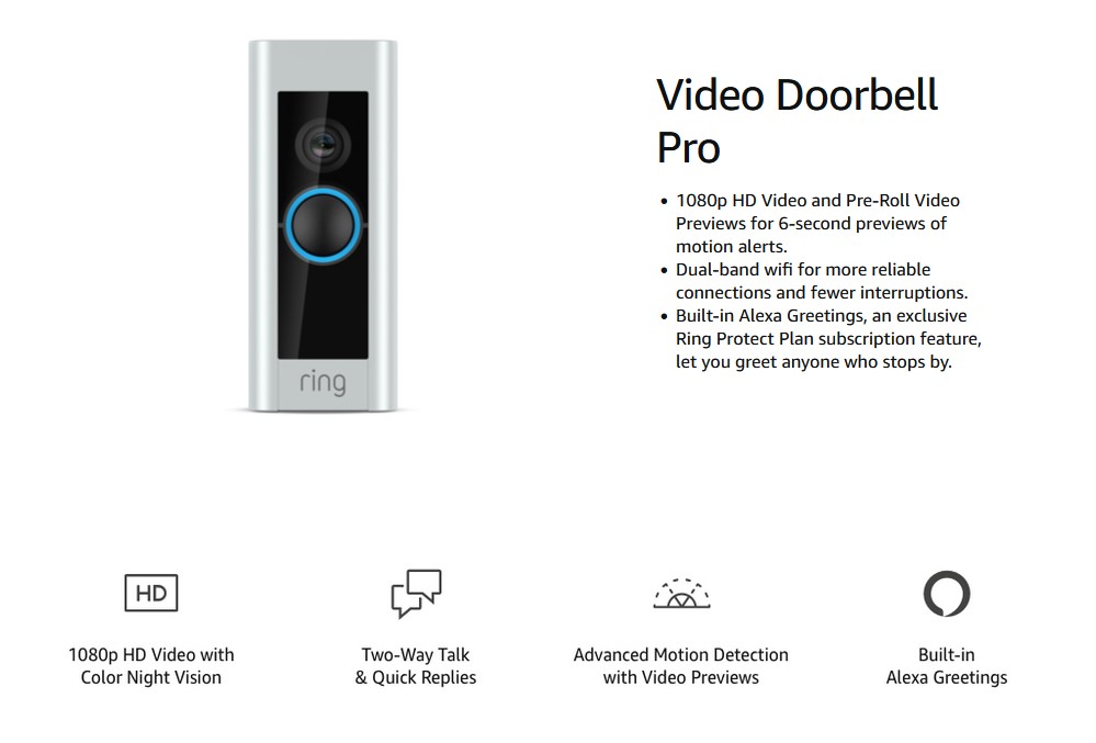Amazon Devices Ring Video Doorbell Pro (Wired) - Gallery 12
