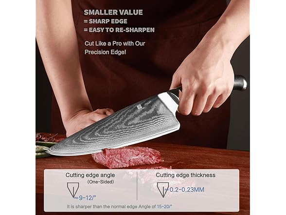 zongchuan 13C Max Damascus Meat Cleaver