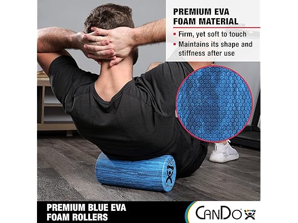Premium Blue Marble EVA Foam Roller