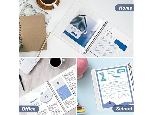 WEYIU 1 inch 3-Ring Binder