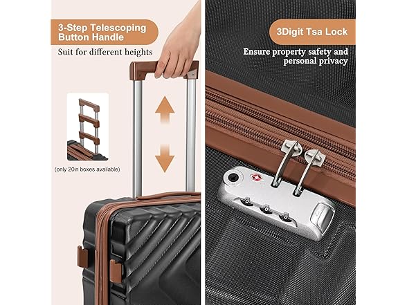 Rosamo B0FH9V4VB5 Luggage set