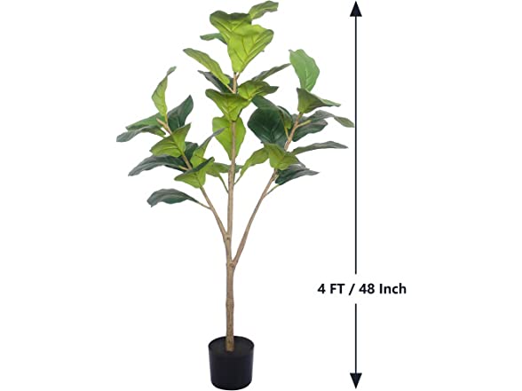 Softflame 4ft Fiddle Leaf Fig Artificial Tree