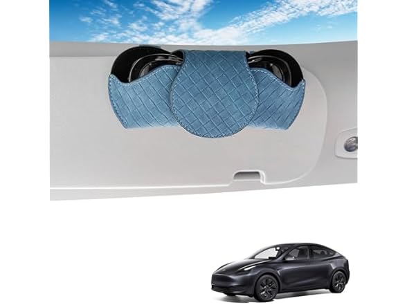 Alllake Sunglass Visor Holder, Blue