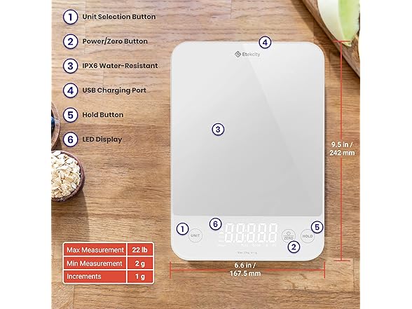 Etekcity Food Kitchen Scale