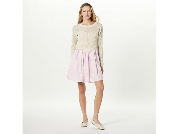 The Drop Perla Shaped Waist Mini Dress