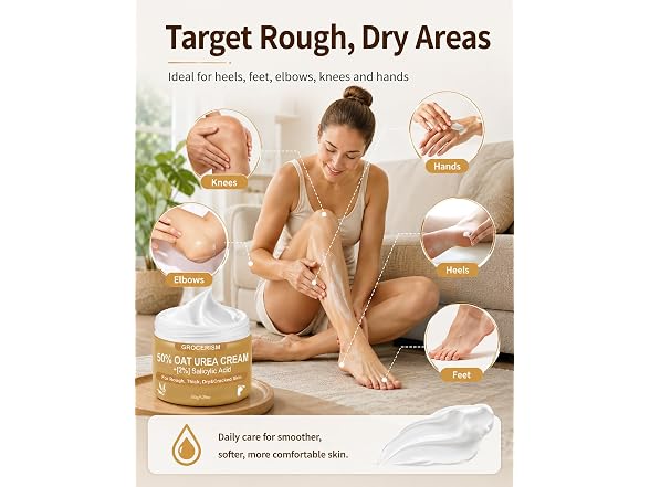 Grocerism 50% Oat Urea Foot Cream