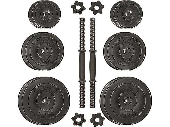 Sunny Health & Fitness Exercise Vinyl 40 Lb Set