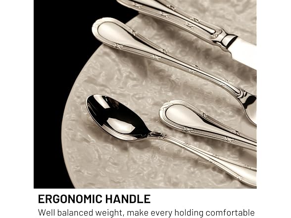 VIVANI 16Pc Stainless Steel Silverware Set