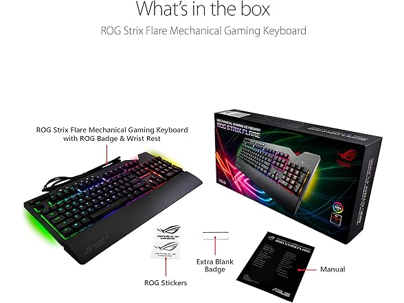 ASUS RGB Mechanical Gaming Keyboard
