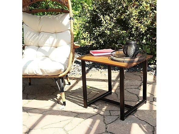 Sunnydaze Wooden Adirondack Side Table