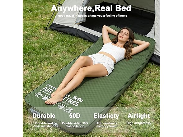 BreezCamp Self Inflating Sleeping Pad