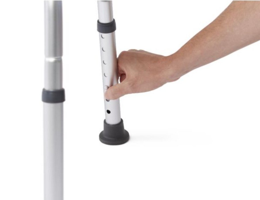 Knockdown Shower Chair with Back, Microban Treated - Gallery 7