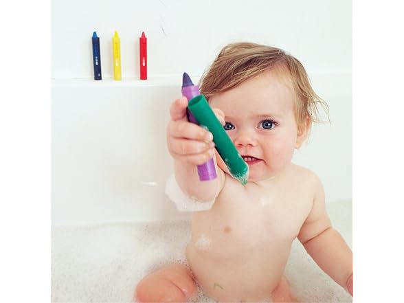 Nuby 5-Pack Easy Clean Bath Time Crayons