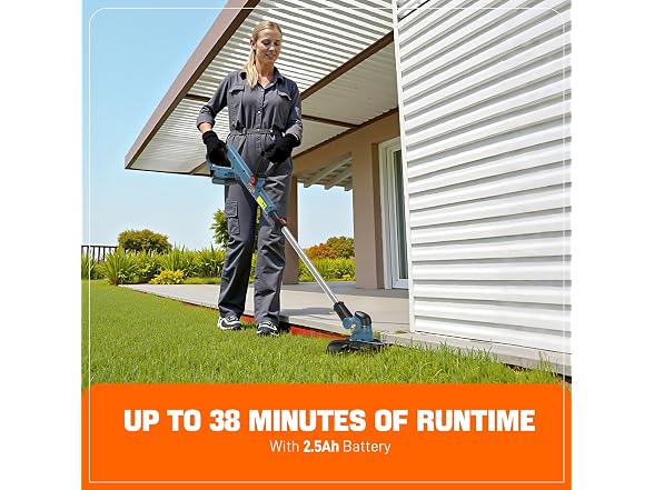 SENIX 20V 10" Cordless Weed Wacker - Gallery 7