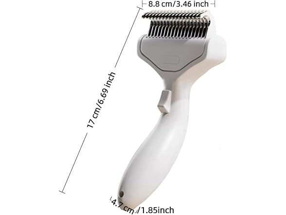 Pet De-Shedding Brush, Professional Grooming Tool