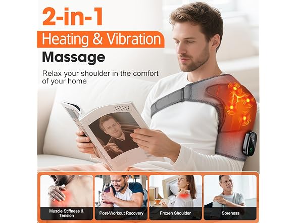 BAISEMAIN Shoulder Heating Pad Massager