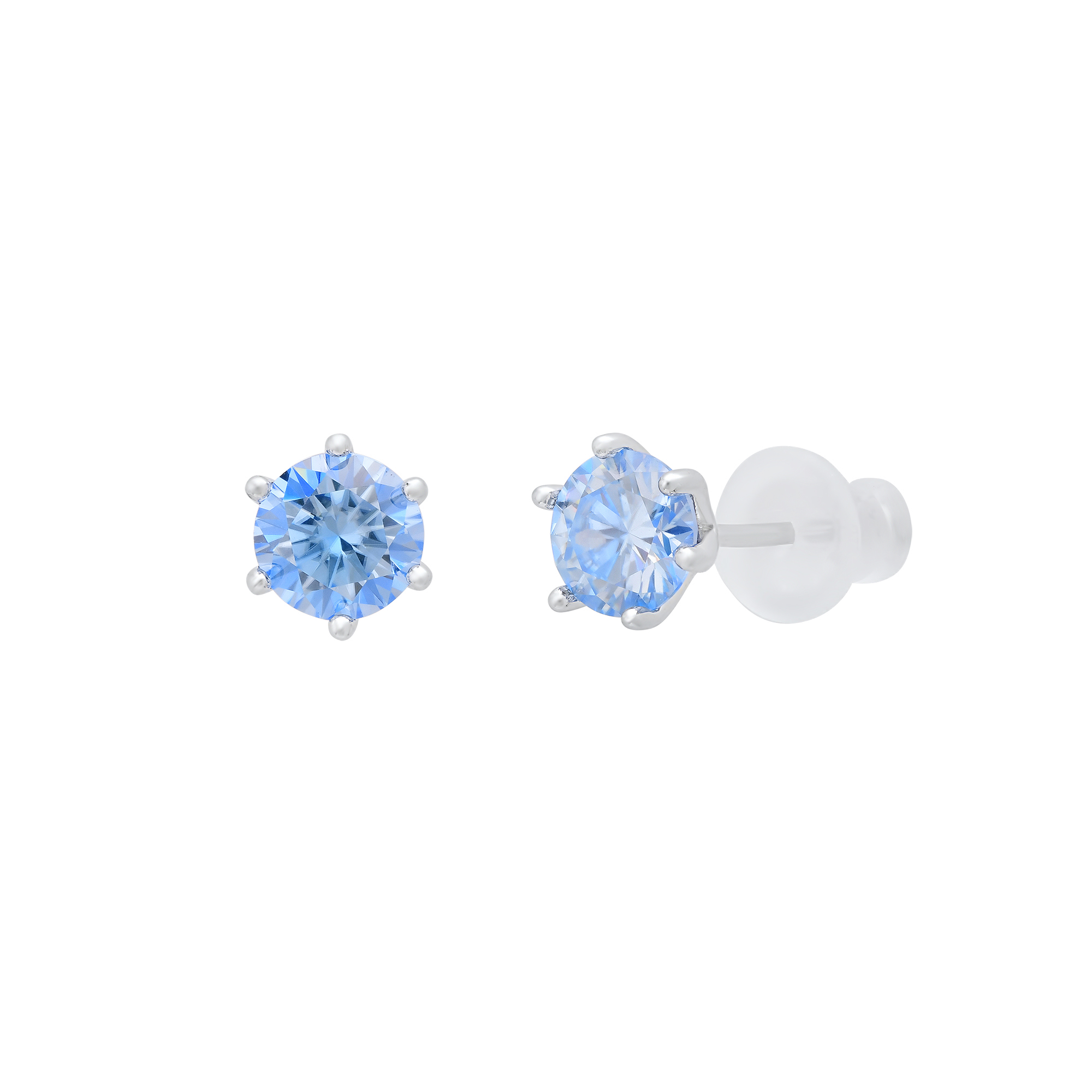 Colored Moissanite Diamond Earrings - Gallery 9