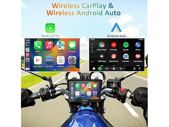 5" Motorcycle CarPlay Screen Waterproof
