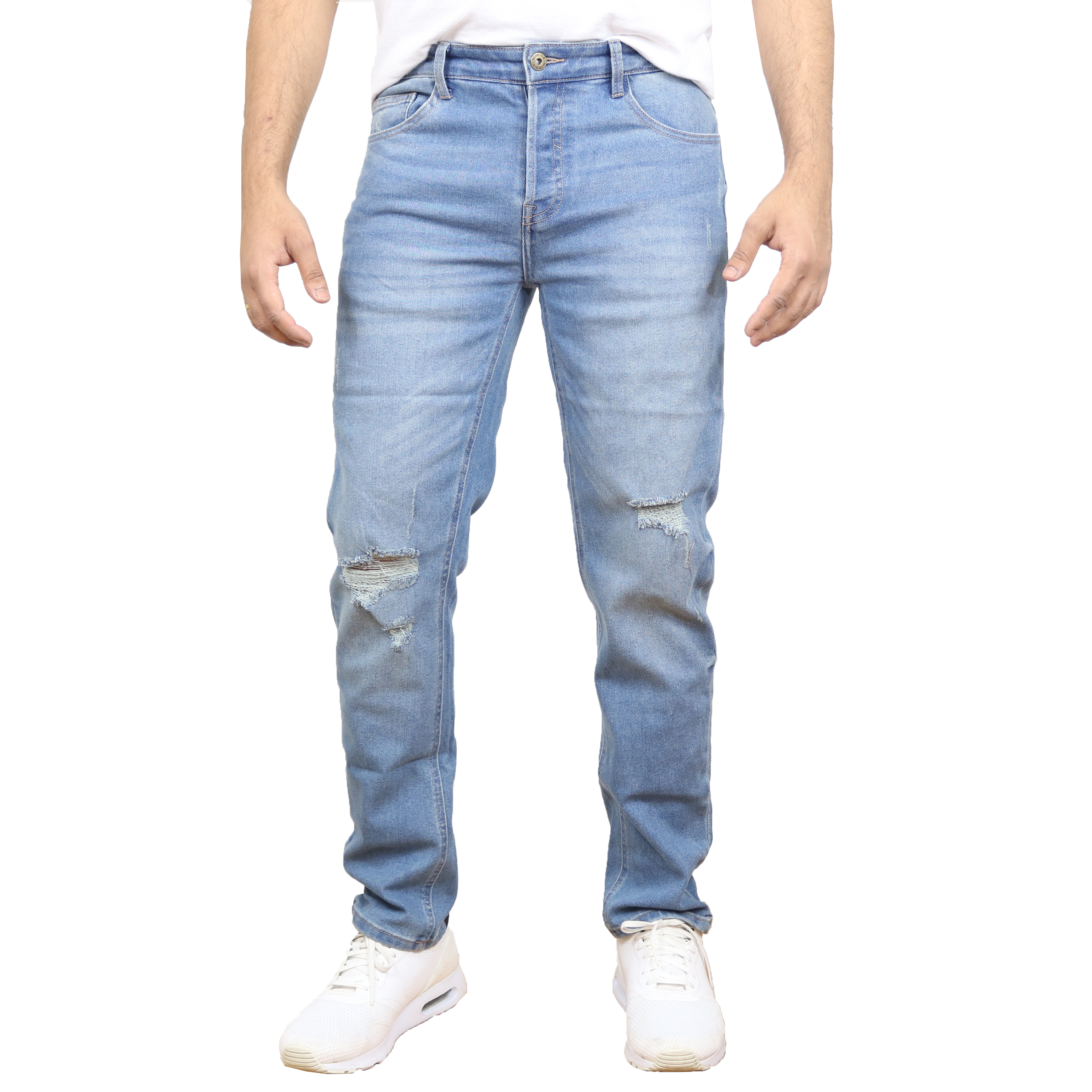 Men's Stretch Ripped Denim Jeans (30-42) - Gallery 26