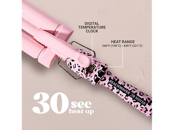 The Beachwaver Co. 3B Waver - Pink Catwalk | Triple Barrel Hair Waver 