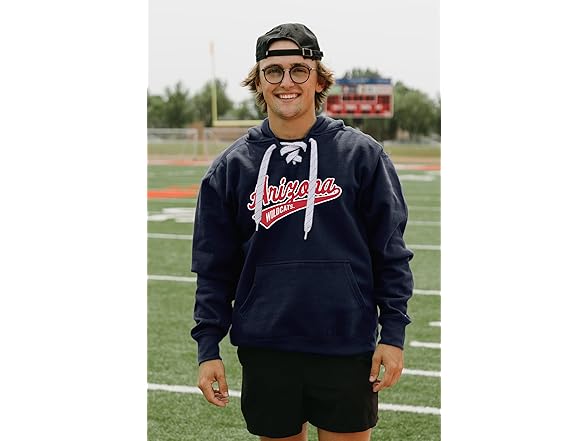 Blue 84 Arizona Wildcats Lace Hoodie L
