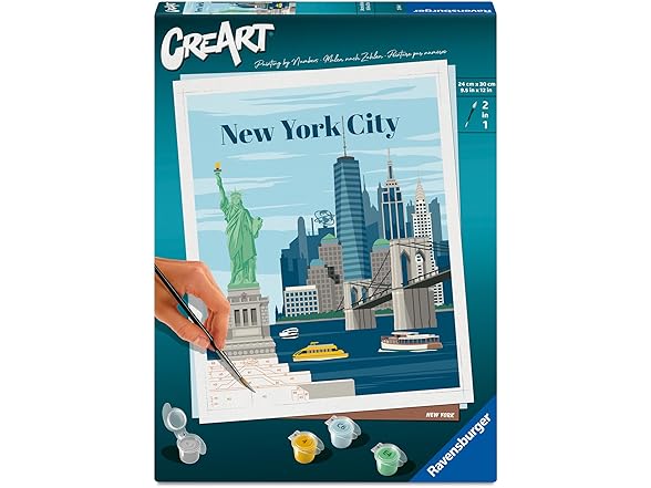 Ravensburger Relax CreArt New York City Paint by Numbers